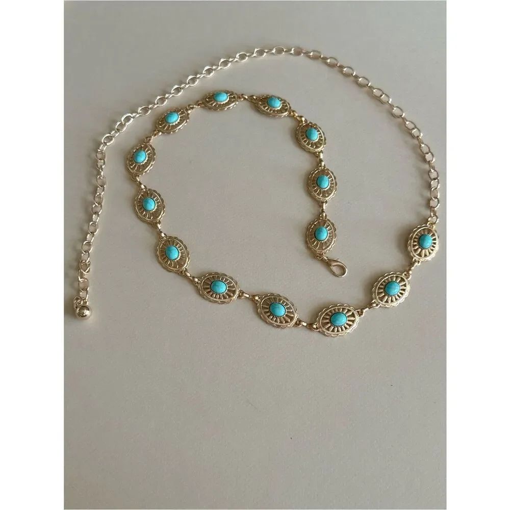 Blue stone Belt N2169